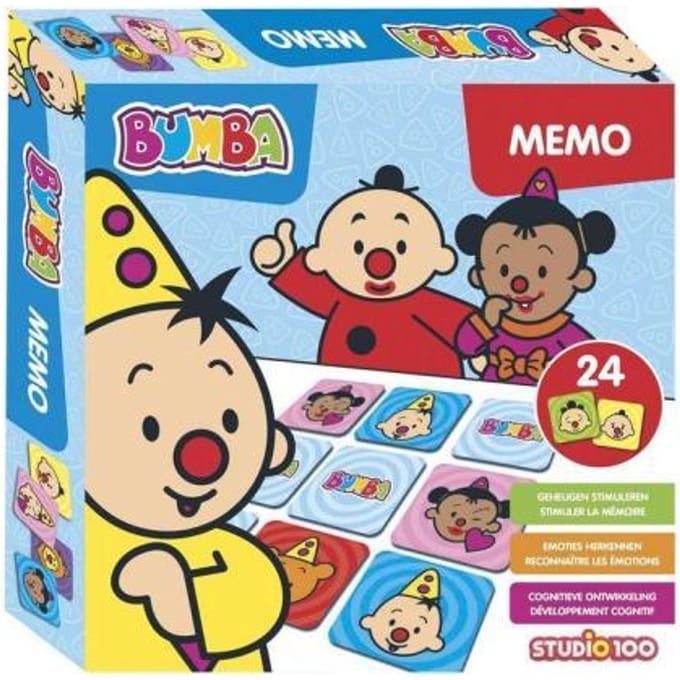 Studio 100 Bumba Memo emoties Bord- & kaartspellen Bordspellen