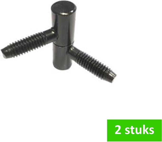 i-FIX inboorpaumelle | 11 mm | matzwart | 2 STUKS