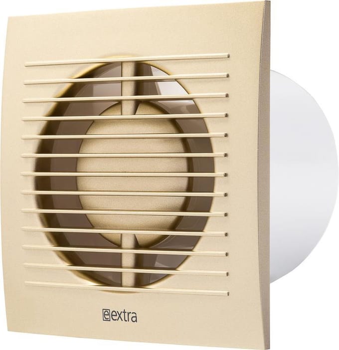 Badkamerventilator 100 mm GOUD met timer EE100TG