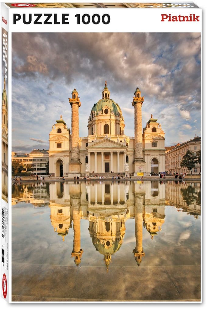 Piatnik puzzel Karlskirche legpuzzel 1000 stukjes - volwassenen.