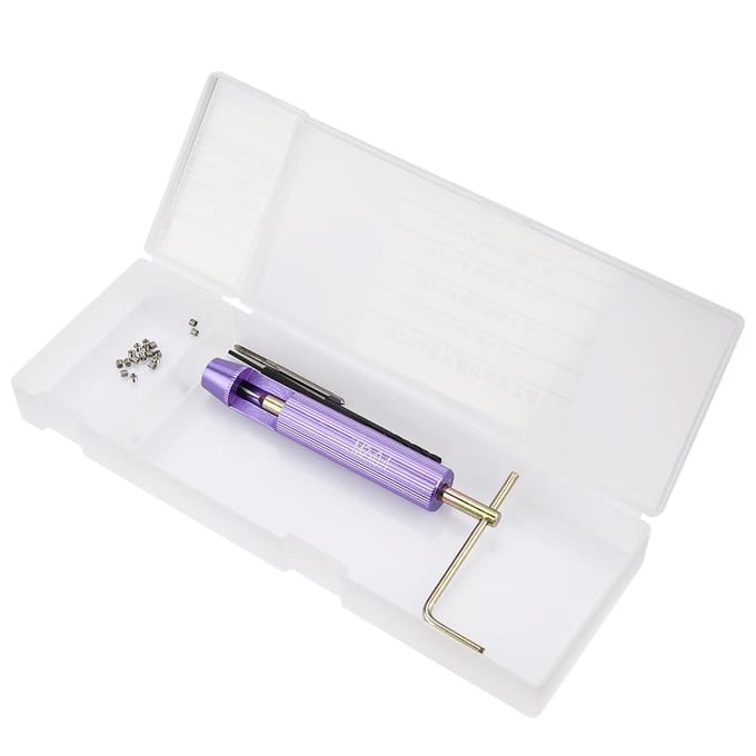 Kit d'installation d'inserts filetés en fil métallique pour outil de réparation de filetages de vis M2*0.4 white