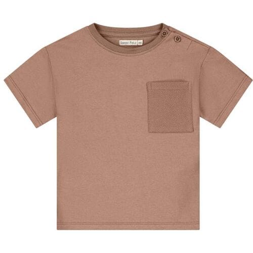 Sweet Petit peuter T-shirt Midbrown 98 heren