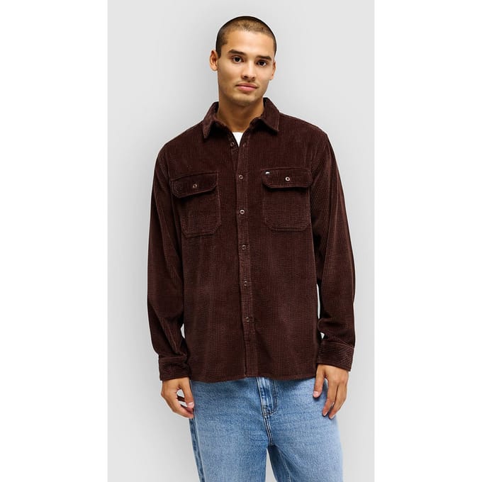 Quiksilver Venture Cord Shirt bruin
