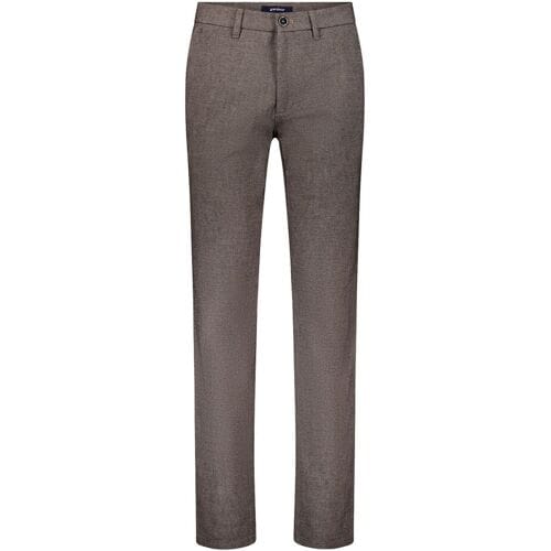 Gardeur Broek Bono Mini Fantasy Pattern Soft Touch Easy Care Zand Melange / male