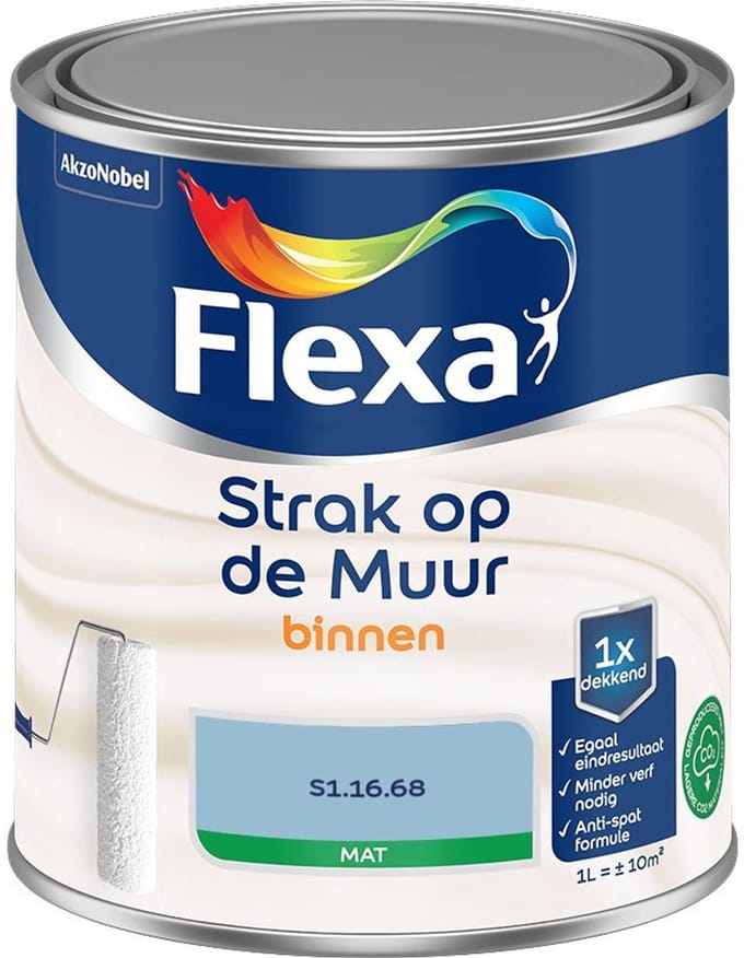 Flexa - Strak Op De Muur Binnen Mat - S1.16.68 - Mengverf - 1 L