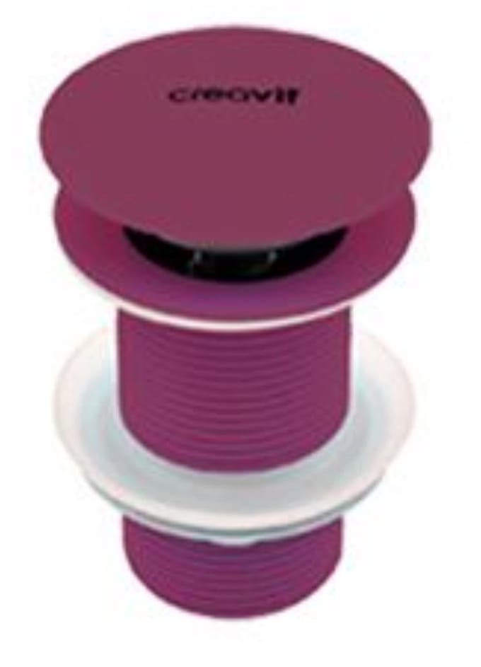 Creavit afvoerplug – Click Waste 5/4 – Met overloop – Berry