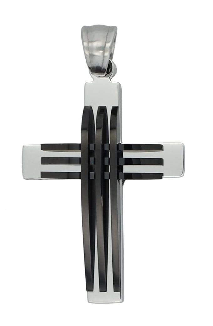 AKZENT Akzent Heren hanger "Nyrelle" - ionengeplateerd - Edelstahl - bicolor