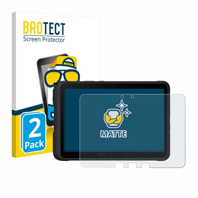 BROTECT - Screenprotector voor Samsung Galaxy Tab Active 4 Pro - Folie Beschermfolie matte 2 Stuks