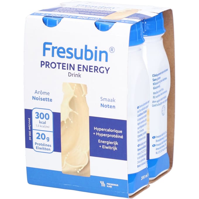 Fresubin Protein Energy Drink Noten 4x200 Drinkbare oplossing