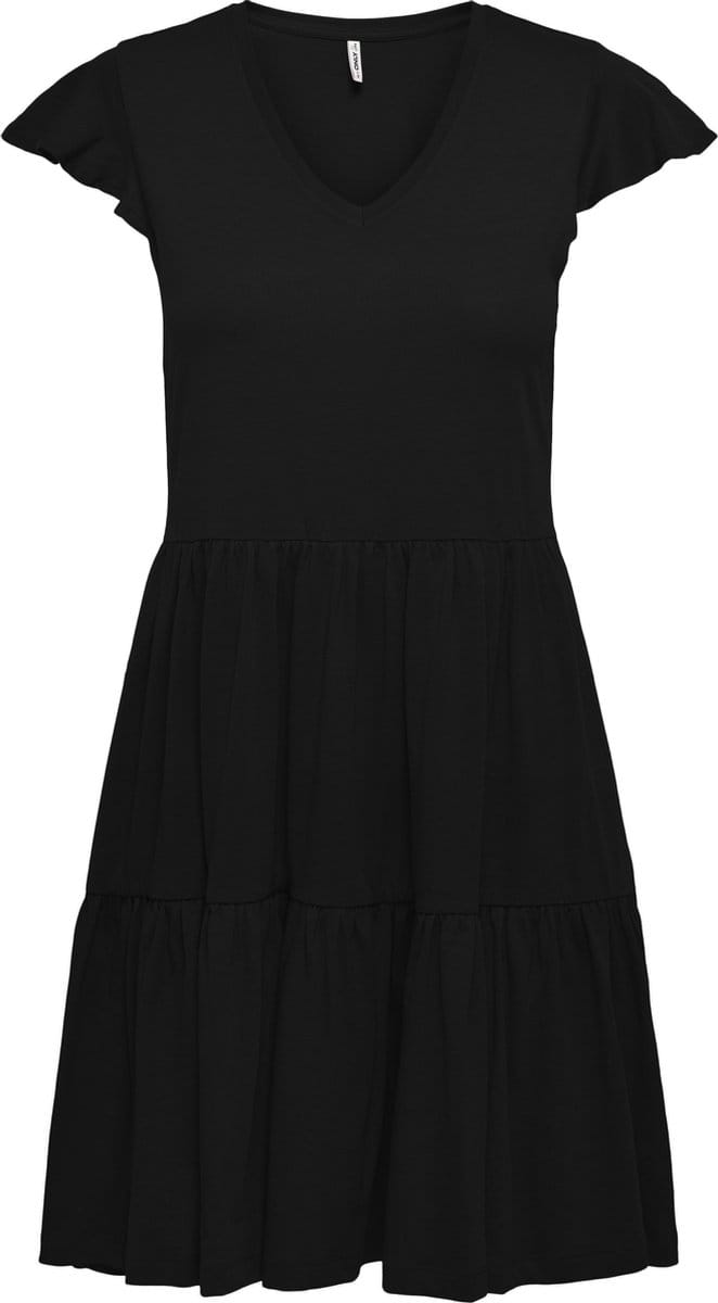 ONLY ONLMAY CAP SLEEV FRIL DRESS JRS NOOS Dames Jurk - Maat XS