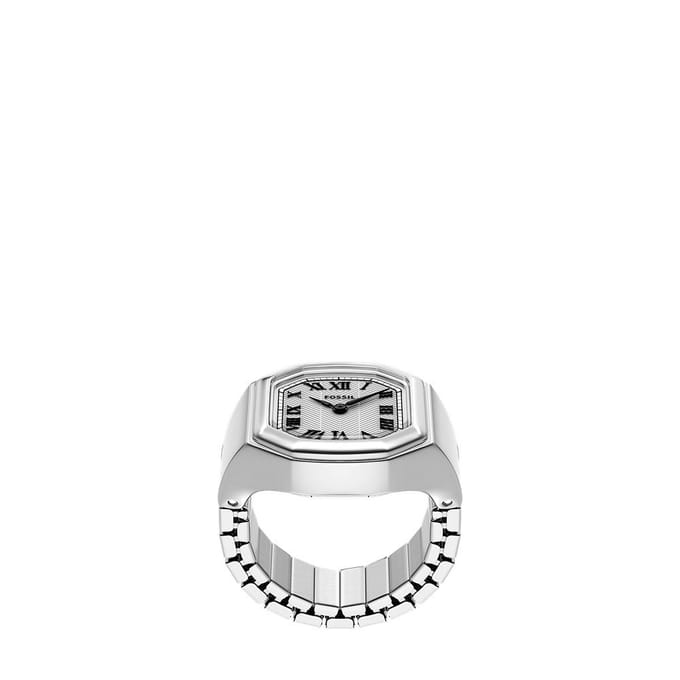 FOSSIL ES5482 Vrouwen Horloge 16 mm Zilverkleurig