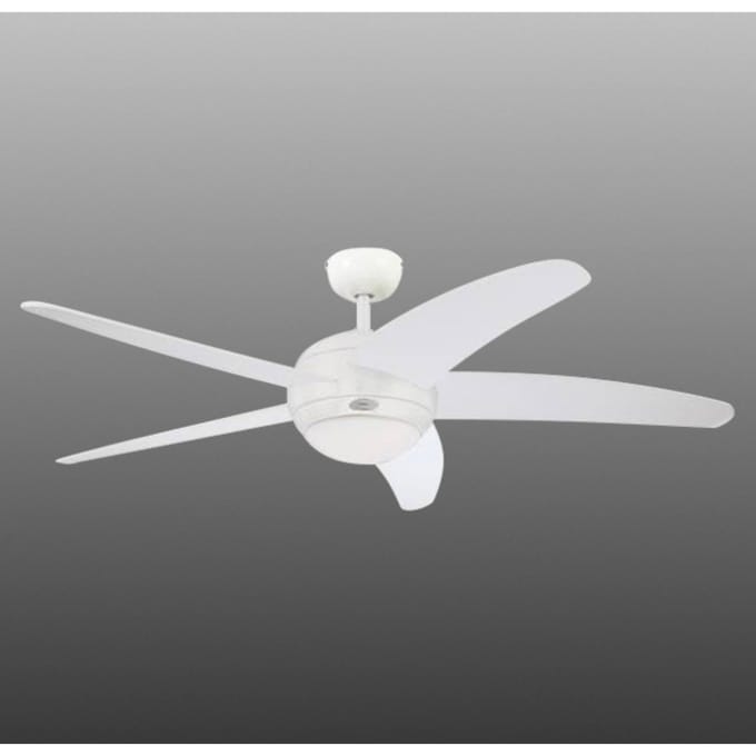 Westinghouse Bendan - Ventilator met vijf bladen, wit