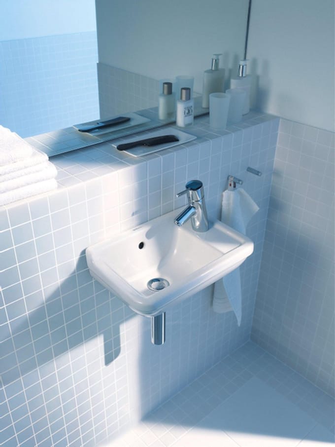 Duravit Starck 3 fontein 40x26 cm 1x kraangat rechts wit