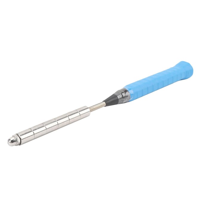Badminton Racket Swing Power Trainer Paal Afneembaar Verstelbaar Gewicht Aluminiumlegering Badminton white