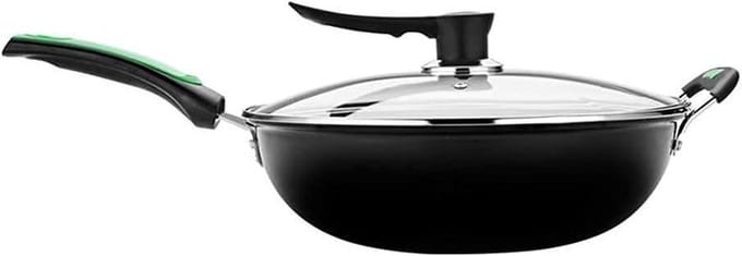 Koekenpan - Antiaanbakpan - Koken - Ergonomisch handvat - 34 cm - Zwart