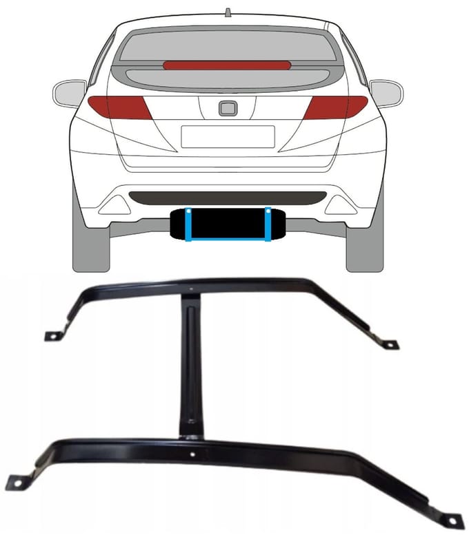 Brandstoftank klemmen voor Honda Civic 2005-2011