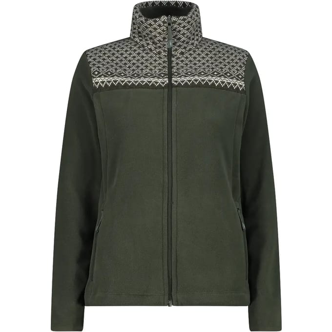 Dames fleece jack met ritssluiting CMP