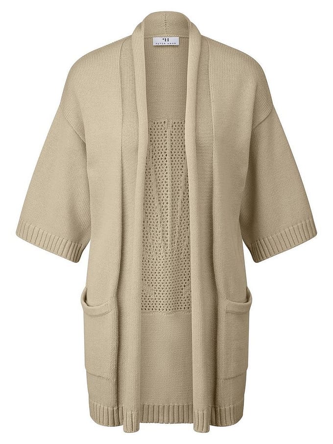 Lang vest Van Peter Hahn beige