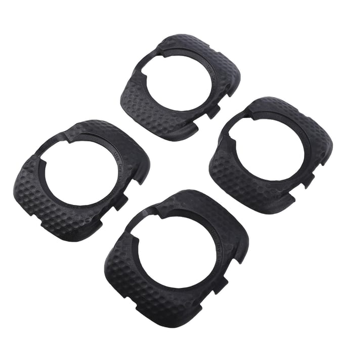 2 Paar Fietspedalen Cleat Covers Geschikt voor ABS Slijtage Anti Slip Fietsschoenen Cleat Beschermer gray