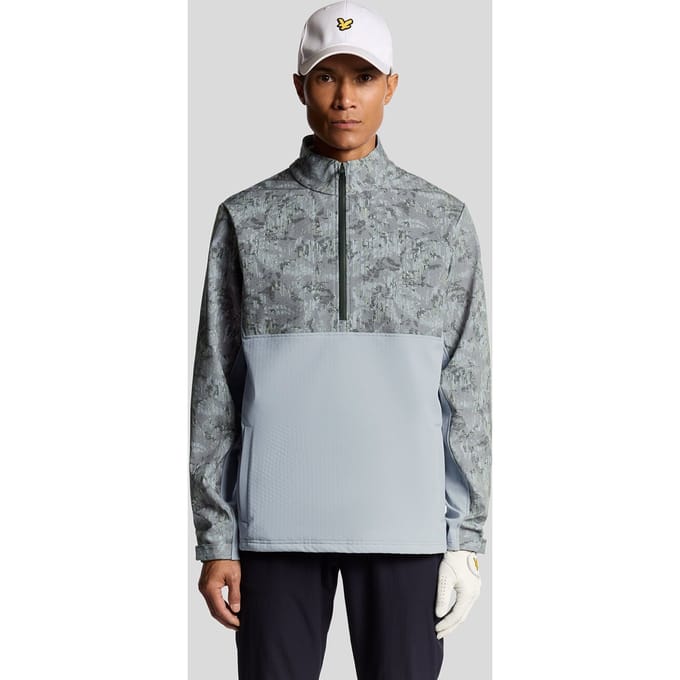 Windbreaker 1/2 rits Lyle & Scott