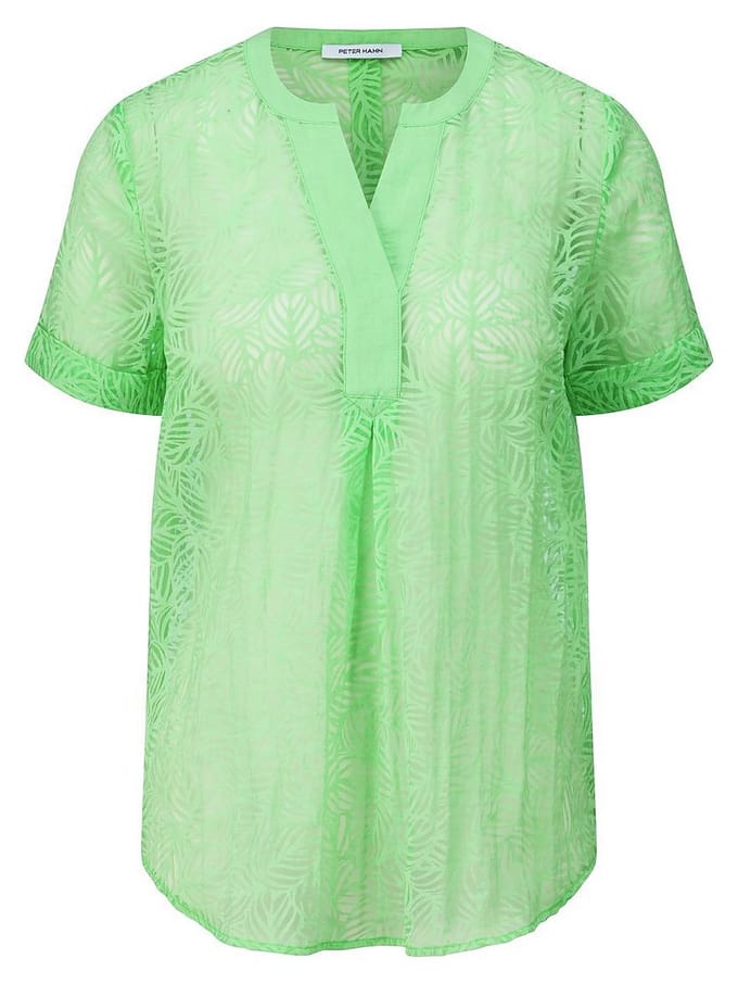 Blouse Van Peter Hahn groen