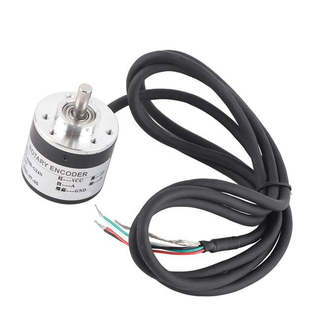 600P R Magneto-elektrische Incrementele Roterende Encoder 5V‑24V AB 2-Fasen As 6mm