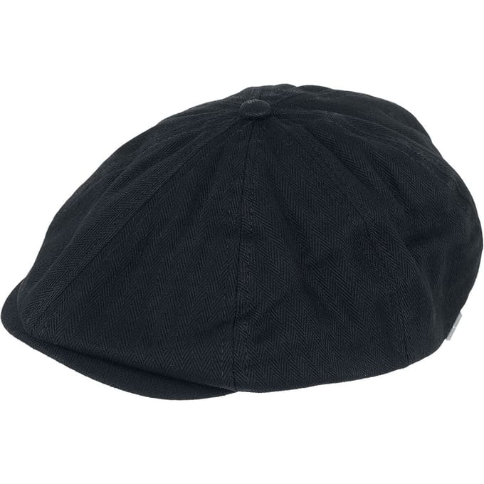 Brixton Beanie - Brood Snap Cap - zwart
