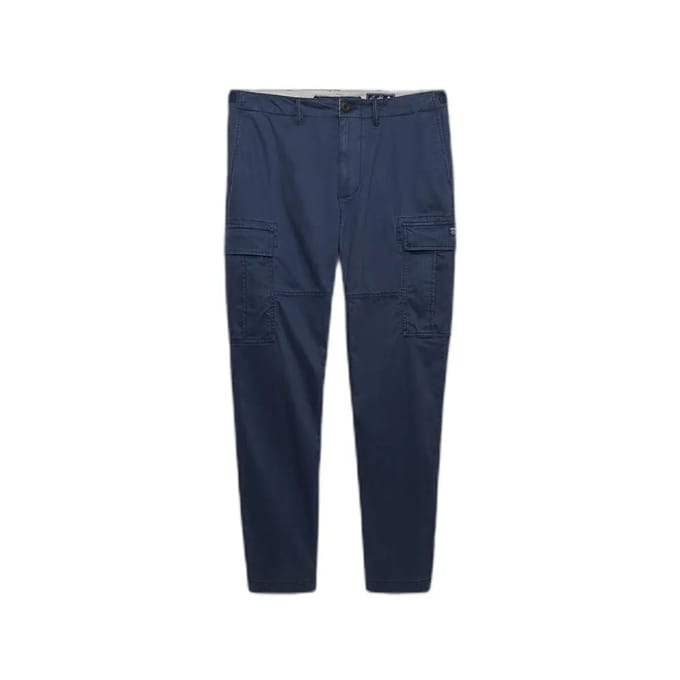 Superdry Regular Taper Cargobroek Blauw 36 / 32 Man