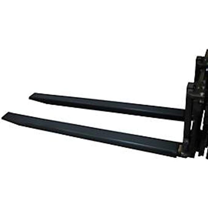 Vorkverlenging, L 1800 x B 80 x 40 mm, zwart