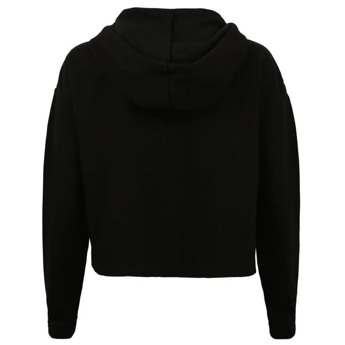 Disney Dames/dames Love Mickey Crop Hoodie (Zwart)