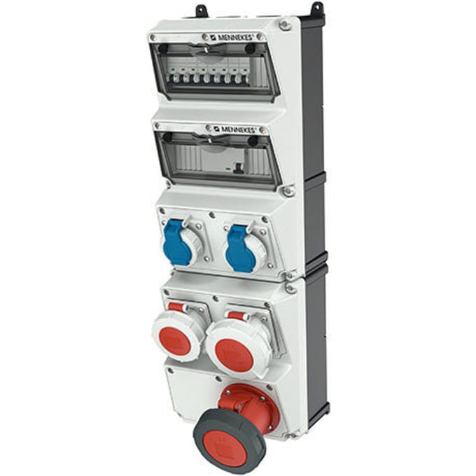 Mennekes Amaxx 5-Module IP67 Industriële Stopcontact Combinatie - 950032