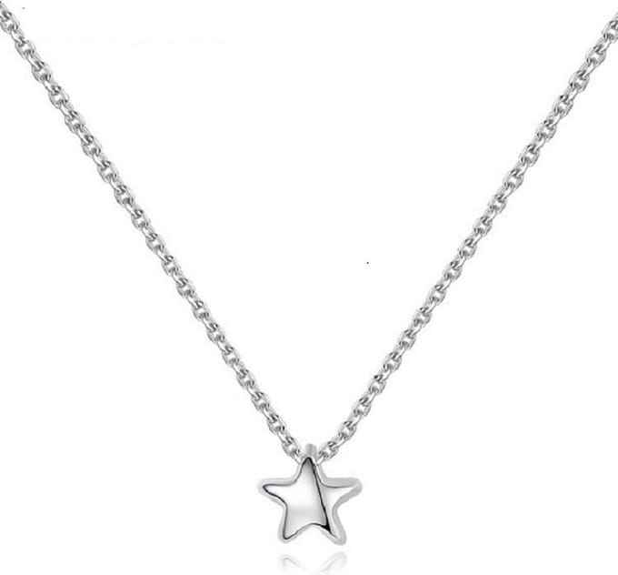 Zilveren Ketting Sterretje - Halsketting Zilver
