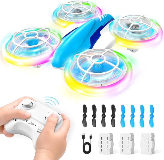 Core® Drone voor Kinderen - Drone - Blauw - 12cm x 12cm x 4cm