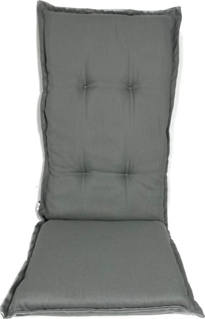 Madison Tuinstoelkussen hoge rug 50x123 cm Le sud motive grey