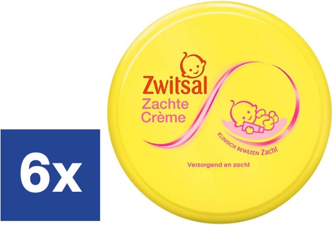 Zwitsal Zachte Creme - 6 x 200 ml