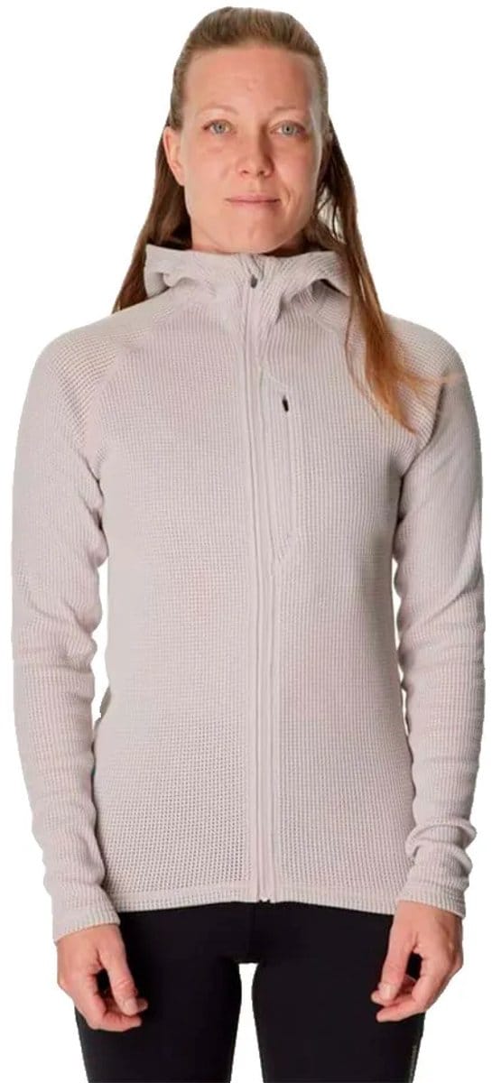 Houdini Pace Flow Fleece Met Kap Beige M Vrouw