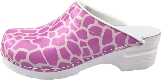Medische klompen Pink Giraffe - Dina - maat 40