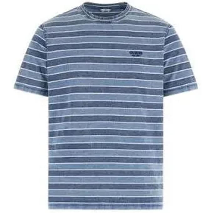Guess Gestreept marineblauw T-shirt