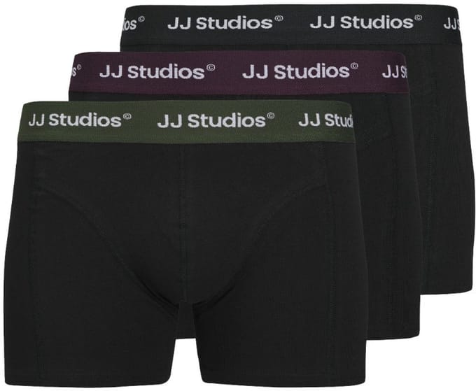JACK&JONES - JACSOHO SOLID TRUNKS 3 PACK NOOS - Heren - Onderbroeken