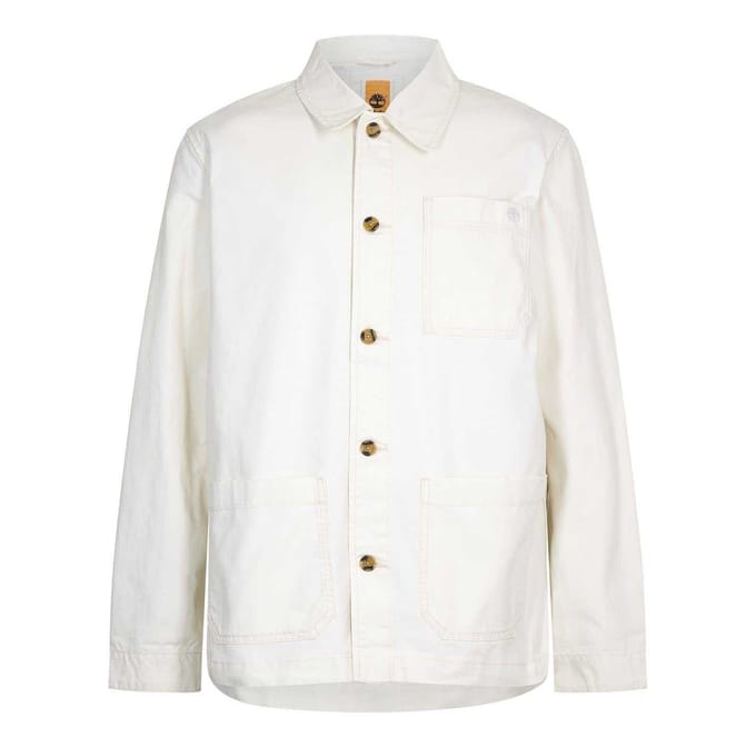 Timberland Heren Canvas Fielder Jacket (Vintage Wit)