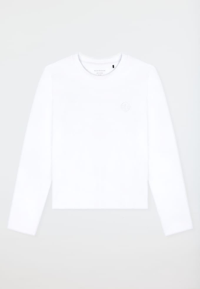 Shirt lange mouwen wit - SCHIESSER 150 Years 38