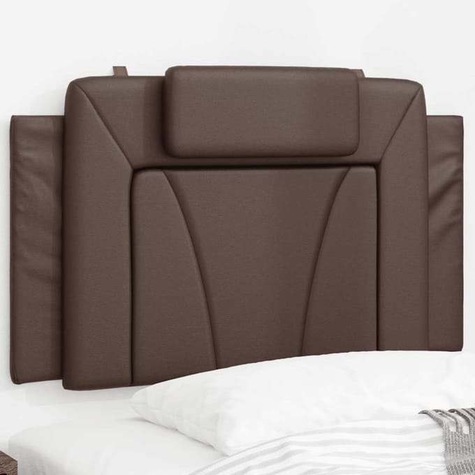 vidaXL Hoofdbordkussen "Viana" 90 cm kunstleer bruin