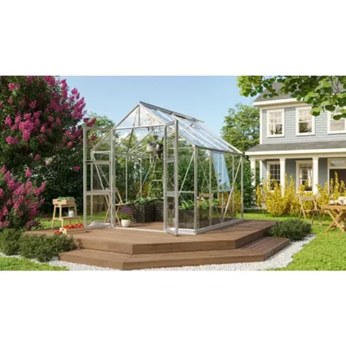 Vitavia Tuinkas Olymp 6700 - Veiligheidsglas 3mm - Aluminium - 257x263x254cm
