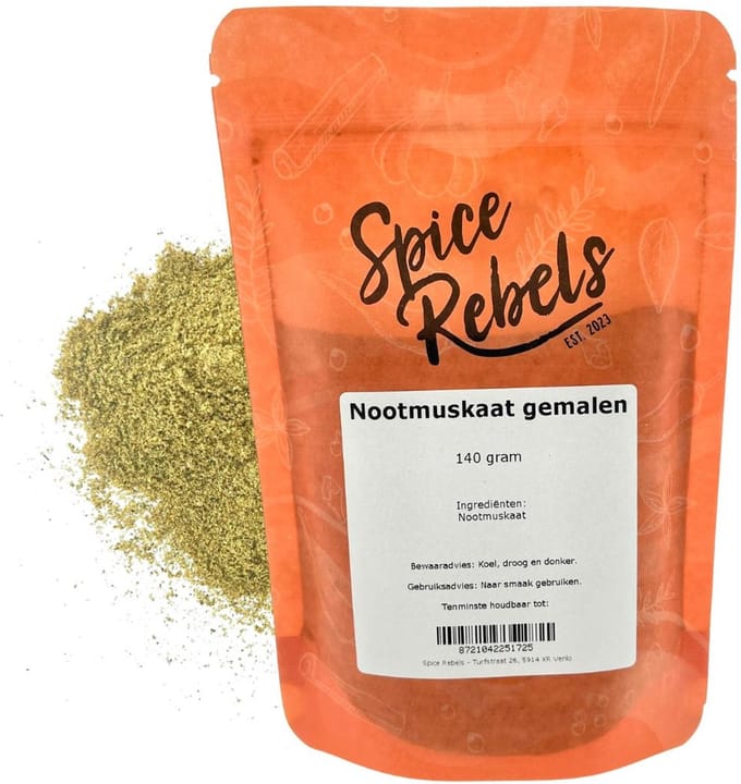 Spice Rebels - Nootmuskaat gemalen - zak 140 gram
