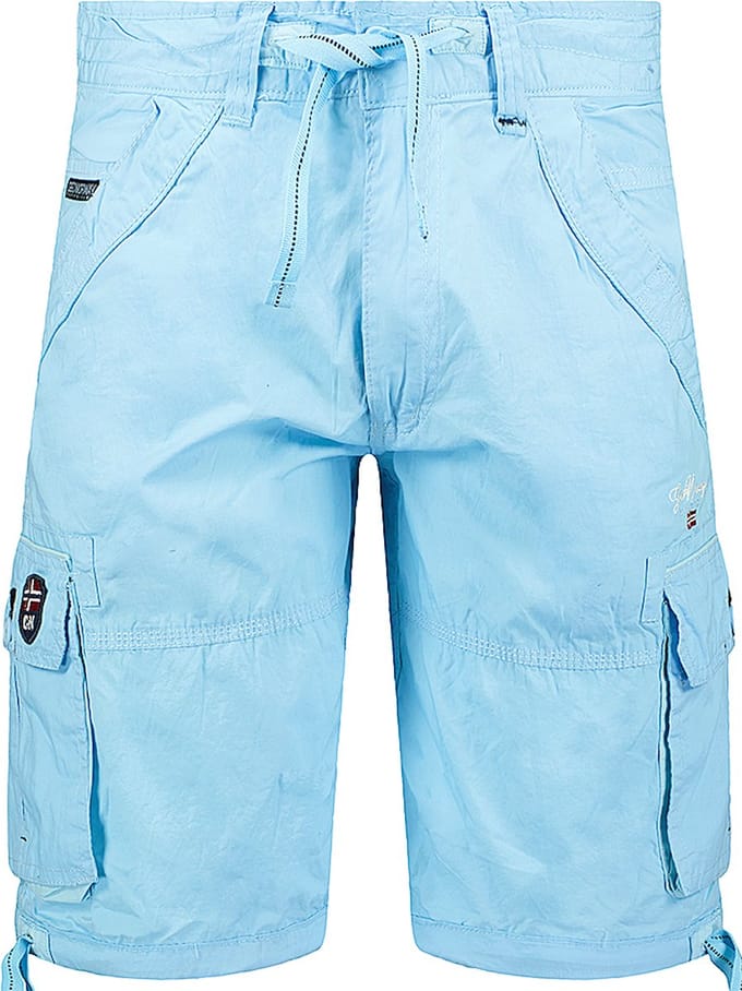 Geographical Norway Korte Broek Private Sky Blue - L