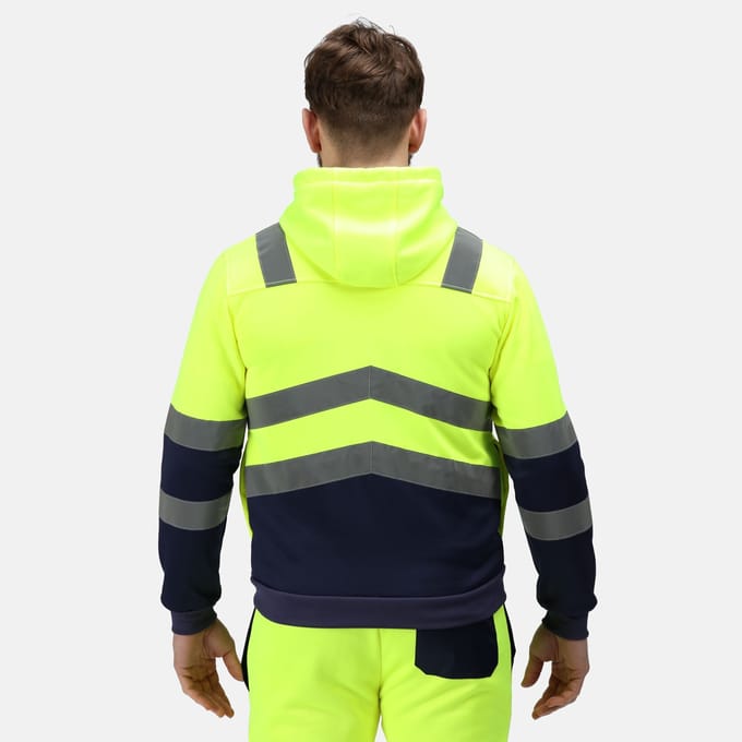 Regatta Heren Pro Hi-Vis Full Zip Jas (Geel/Zwaar)