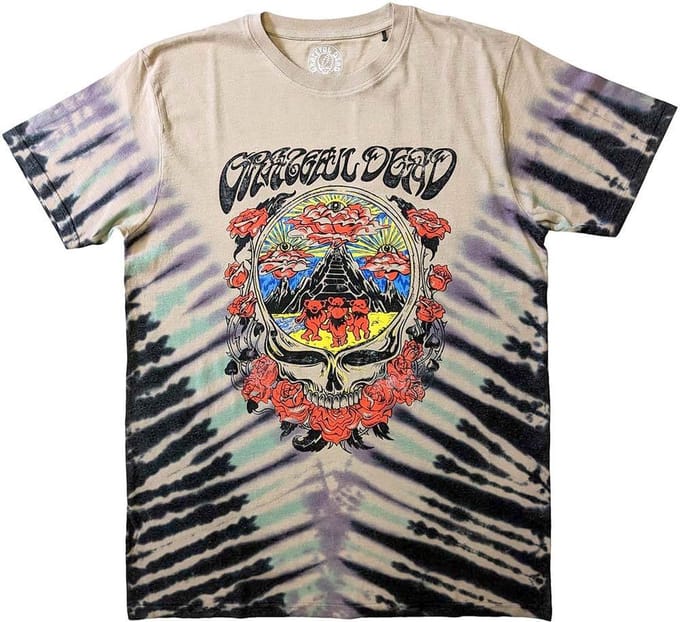 Grateful Dead - Eye Clouds Heren Tshirt - S - Multicolours