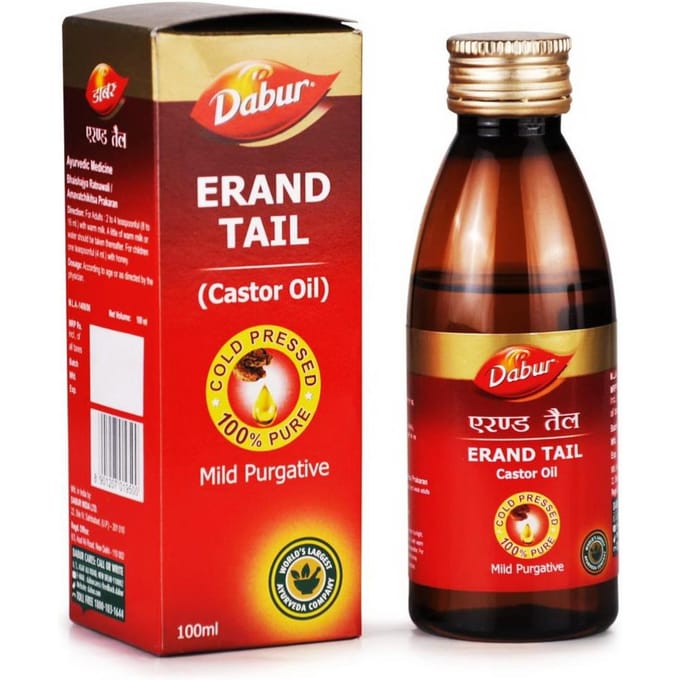 wonderolie (100 ml), Ricinusolie, Dabur 6.75 brown