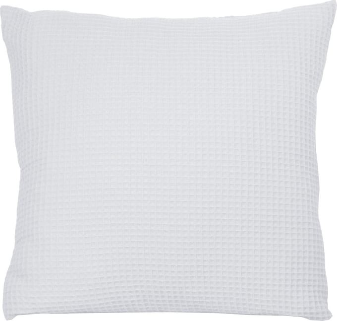 BINK Bedding Sierkussen Wafel (Pique) Wit 50 x 50 incl vulling