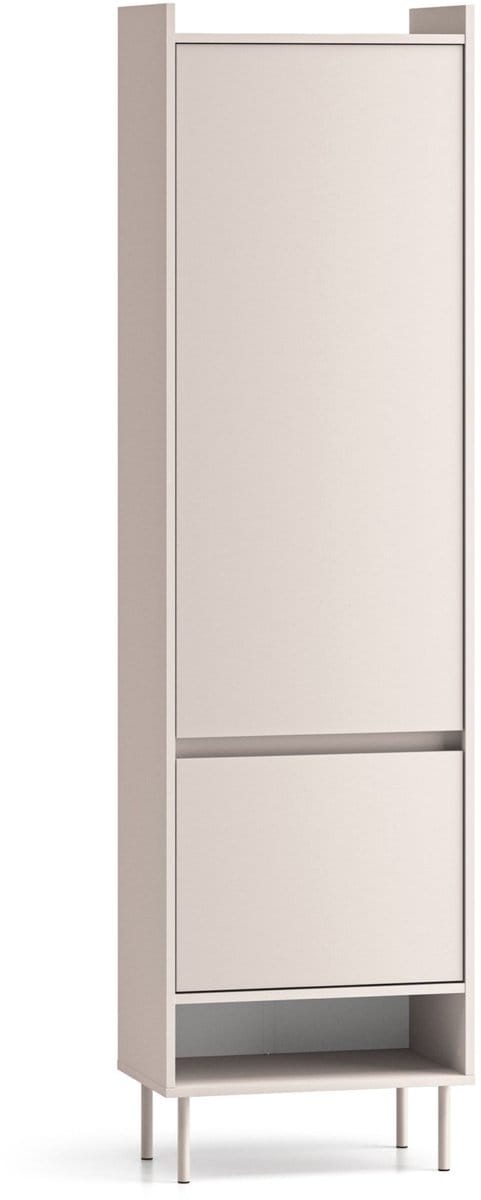 Selsey Dioce – Halset met uitschuifbare kledingroede – 54 cm – greige
